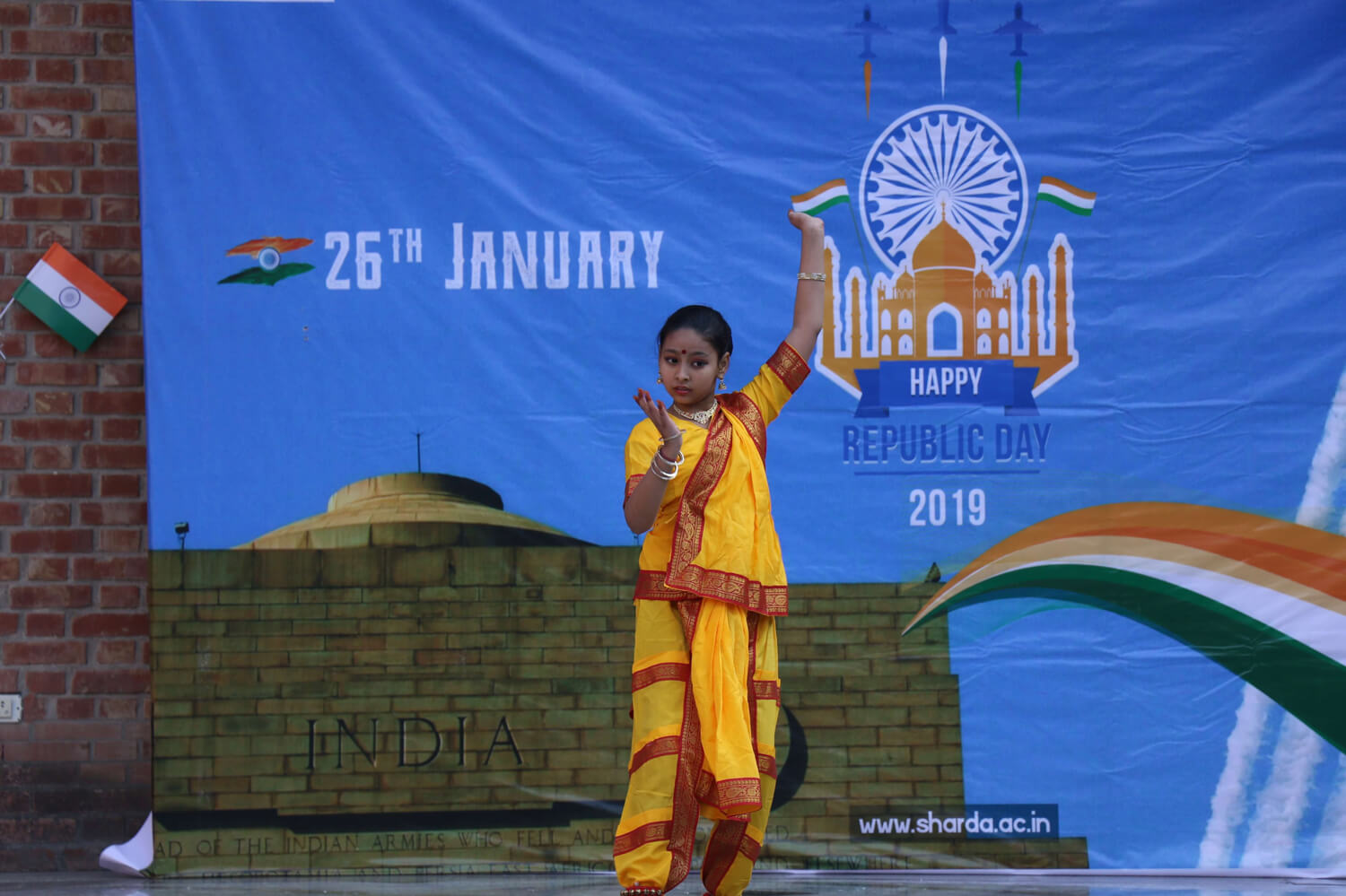 Sharda University celebrated with a cultural hue and youthfulness on 26th Jan 2019