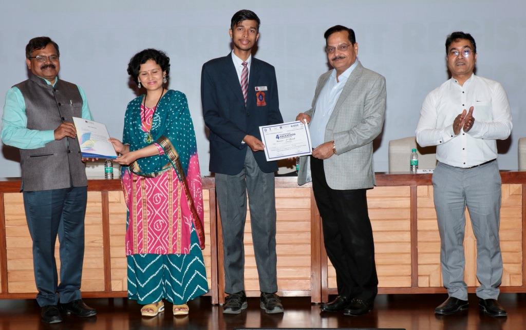 4th Technovation Hackathon cum Innovation Budge Sponsored by the Ministry of the Heavy Industry, Govt. of India on 14th March 2022