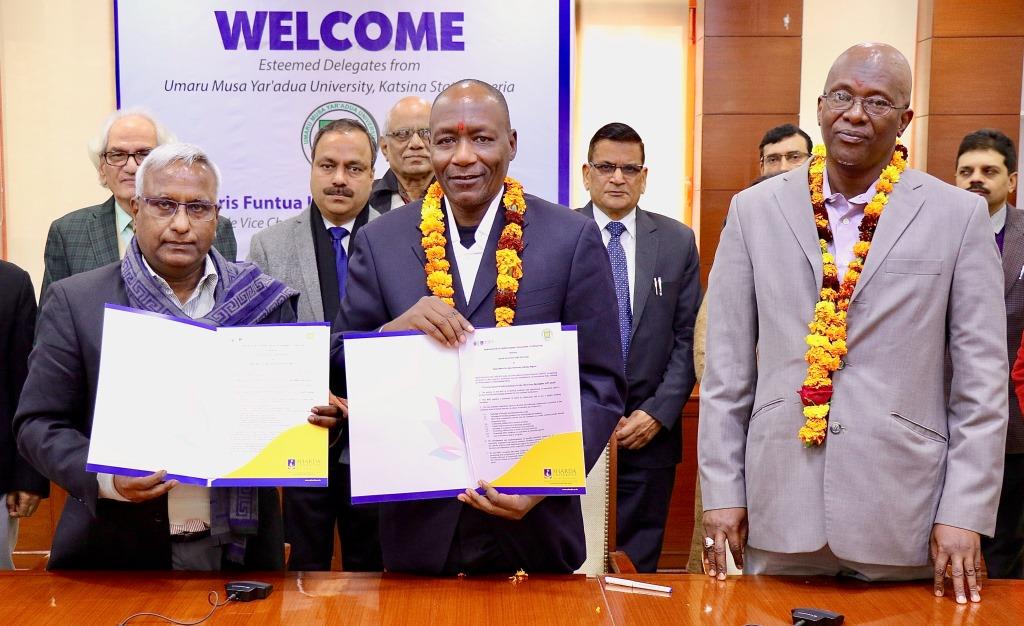 Nigeria Delegates visited Sharda University on 18th December 2019