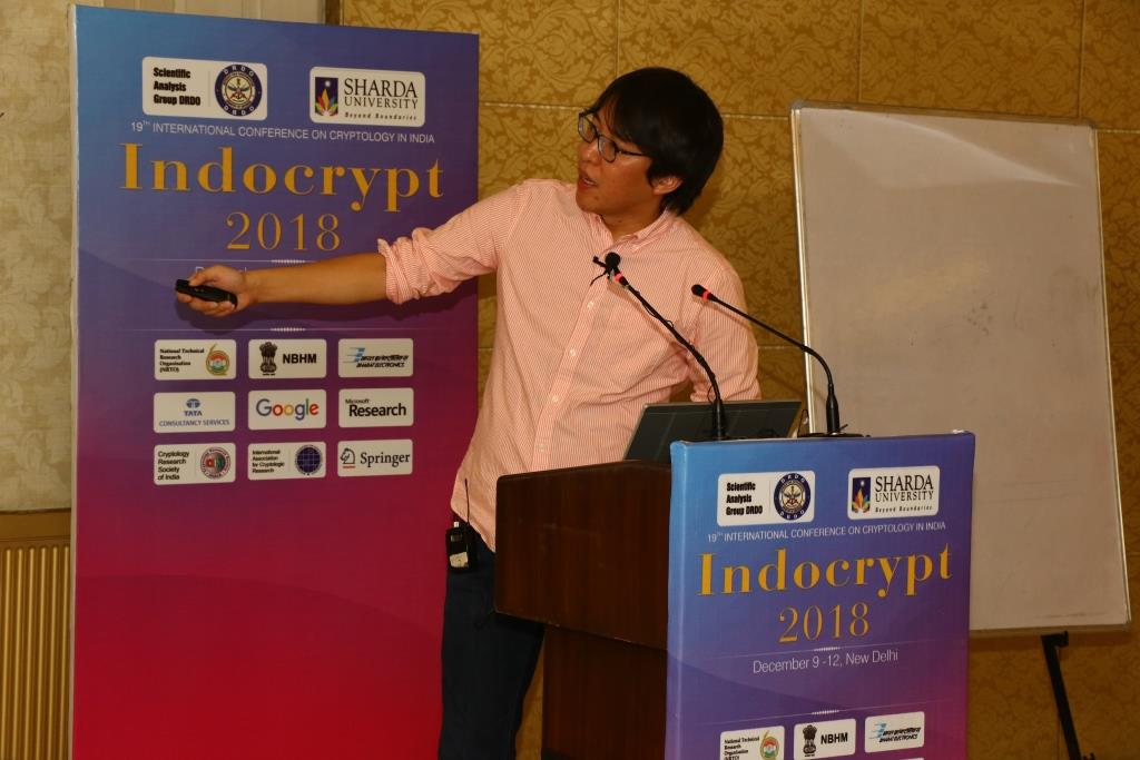 19th International Conference on Cryptology in India at Indian Habitat Centre, New Delhi