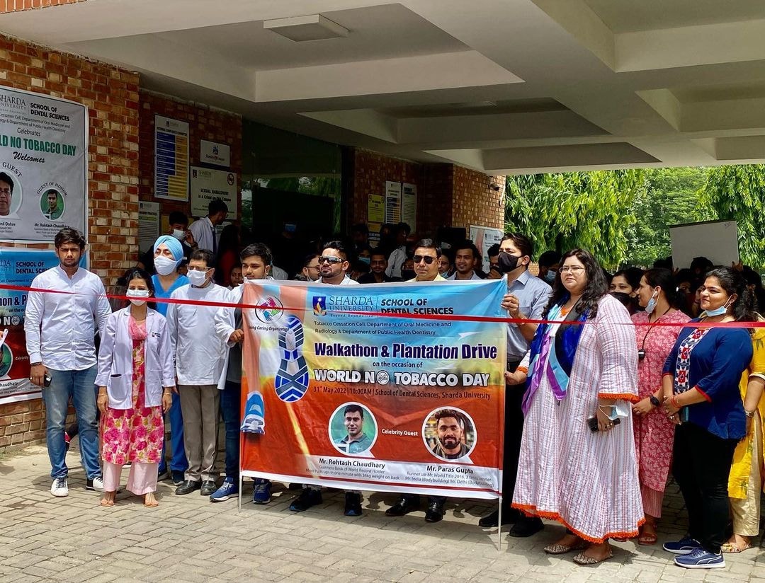 School of Dental Science organised an event for World No Tobacco Day 2022