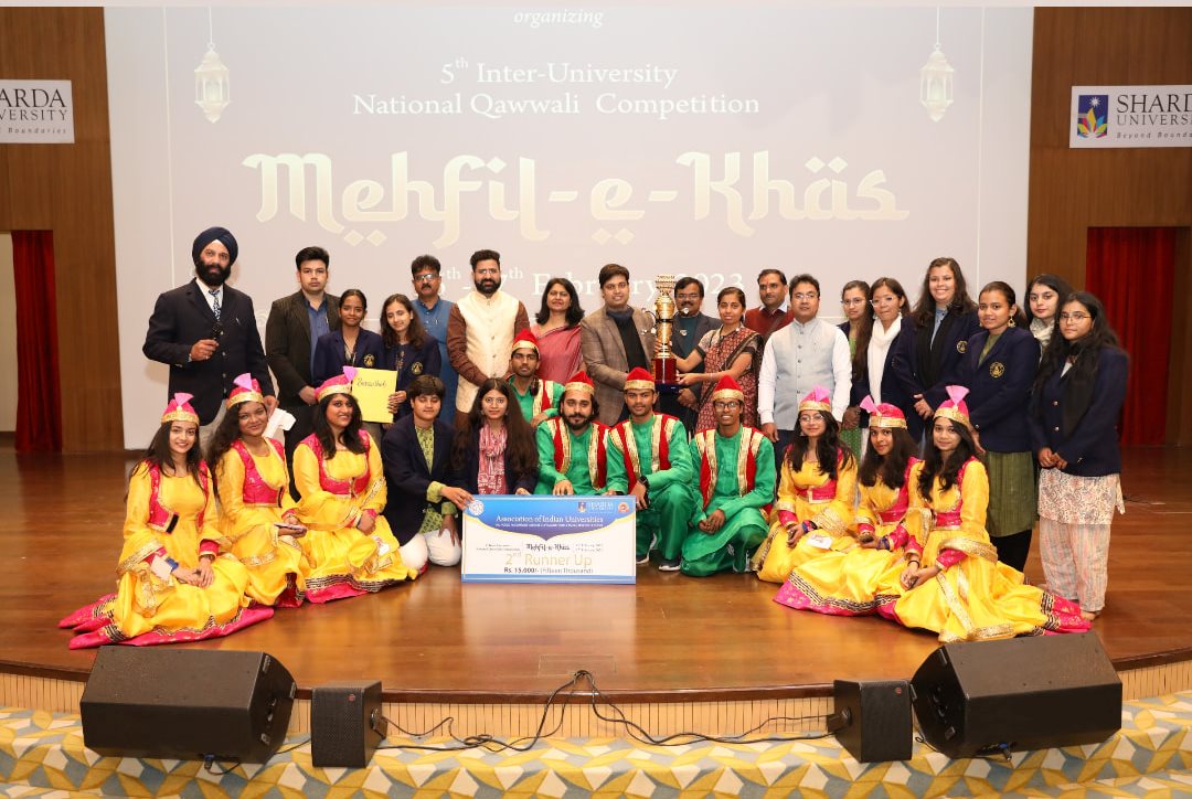 Qawwali competition Organized at Sharda University on 16th and 17th Feb 2023