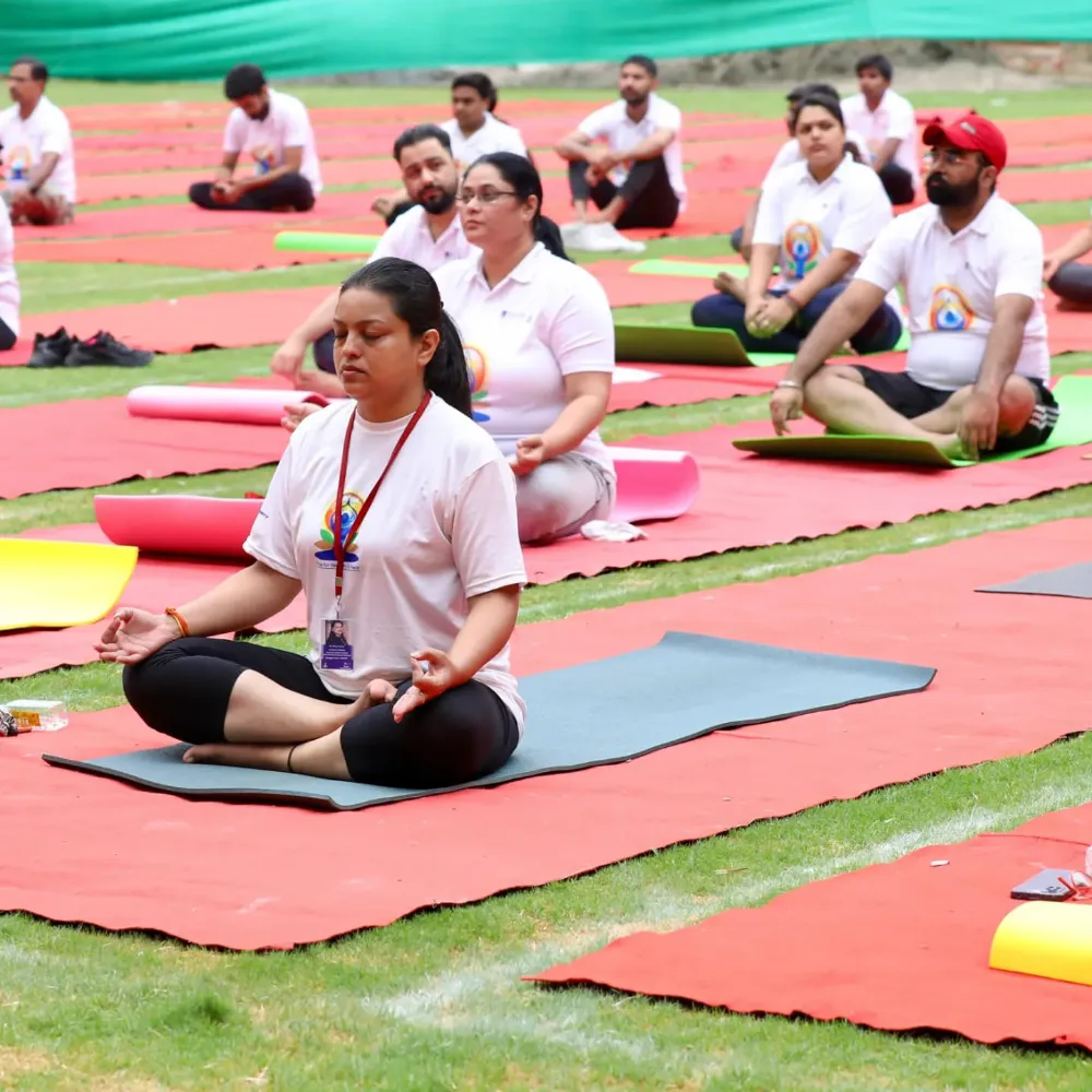 Sharda University celebrated - "International Yoga Day"