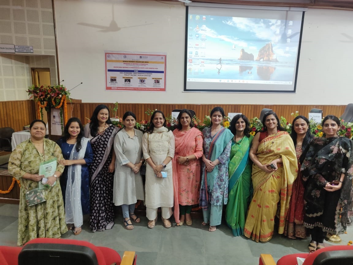 CME on the occasion of World Womens Health Day on 27 May 2022