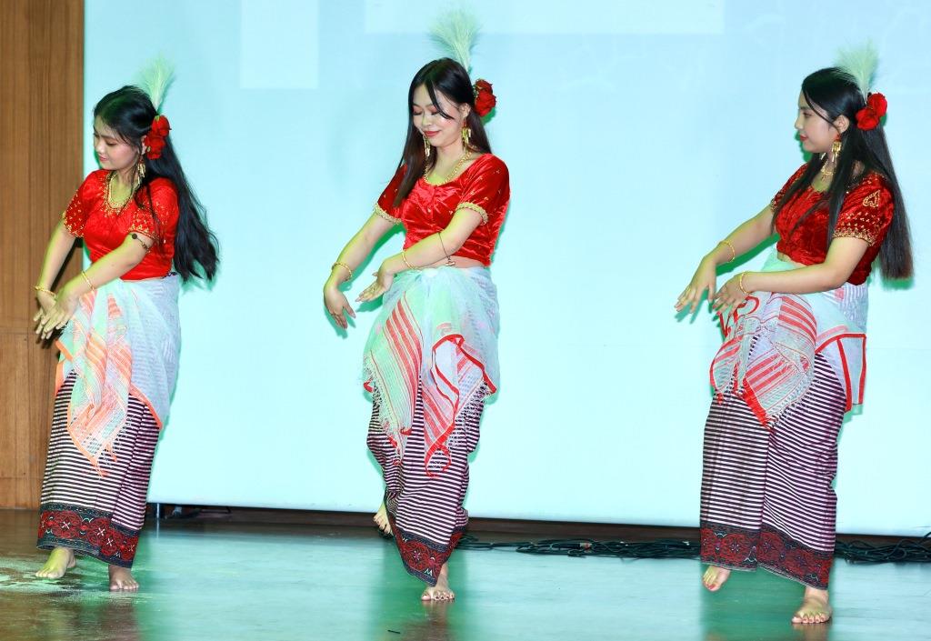 North East Cultural fest organised by Sharda University's North East Student Council on 6th April 2022