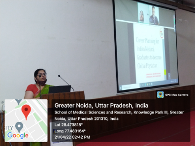 Seminar on &ldquo;Career Planning for Post graduate courses to become a Global Physician on 21st April ,2022