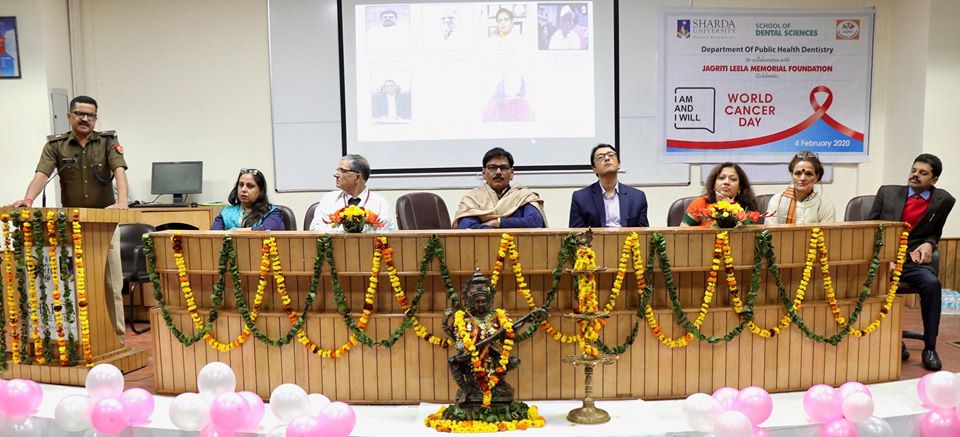 ShardaUniversity in collaboration with Jagriti Leela Memorial Foundation celebrated World Cancer Awareness Week
