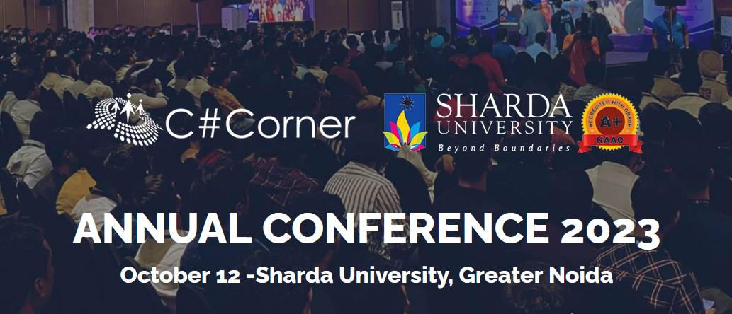 C# Corner Annual Conference 2023 on 12th October