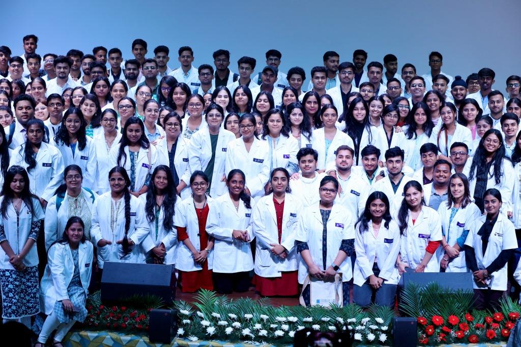 White coat ceremony held at Sharda University