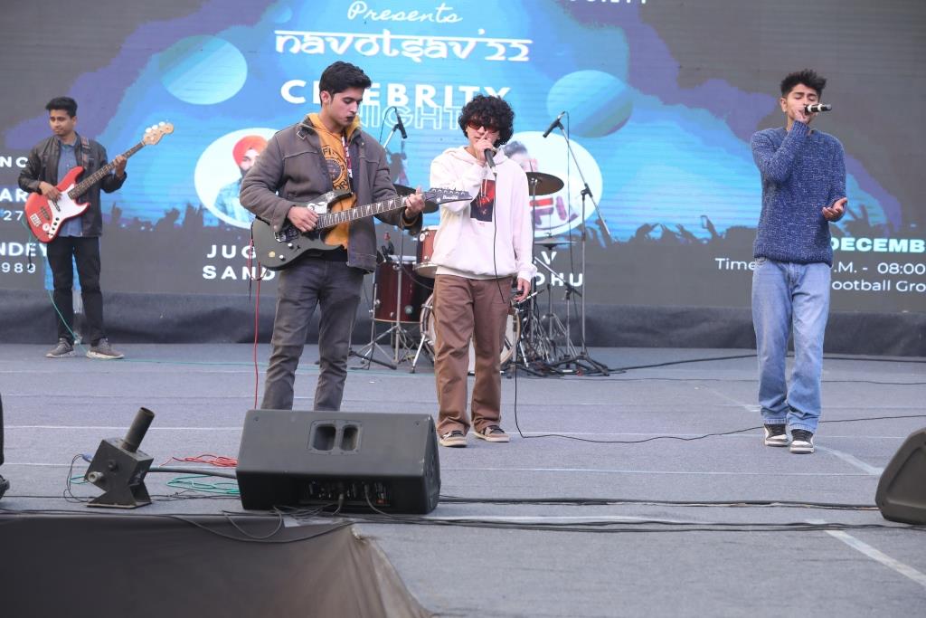 Navotsav 22- A Freshers Night organized by Sharda University