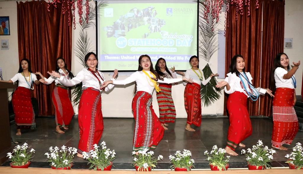 34th statehood day of Arunachal Pradesh at Sharda university campus on 20th Feb 2021
