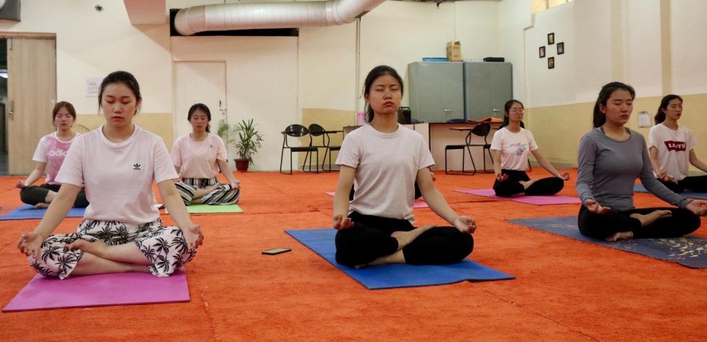 Yoga Retreat Program With Chinese Student on 19th June 2019