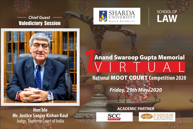 1st Anand Swaroop Gupta Memorial National Virtual Moot Court Competition, 2020