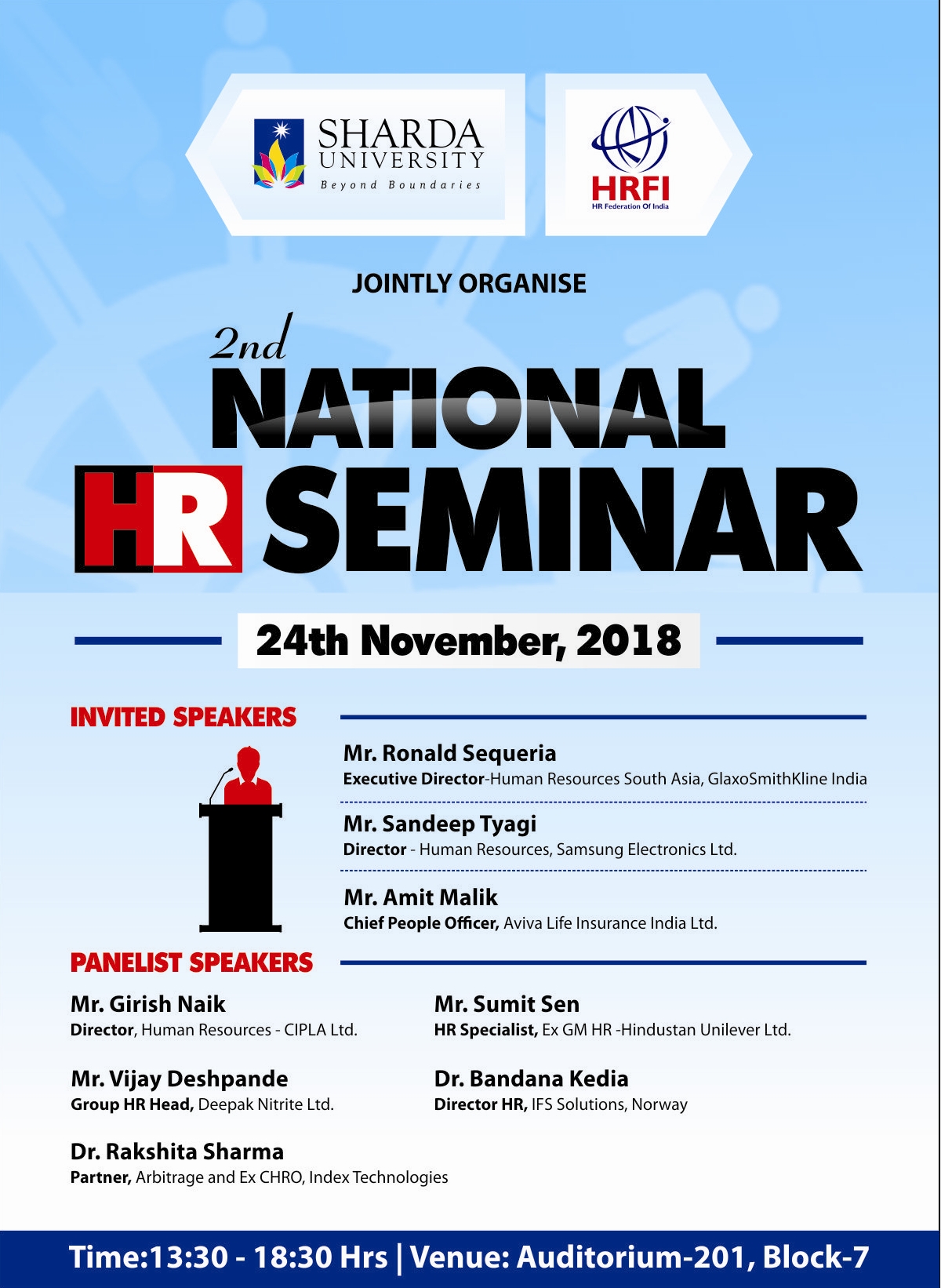 Half-Day HR Seminar in Association with HRFI by SBS and T&amp;P on 24th November 2018