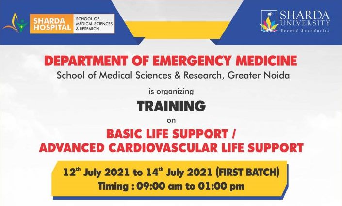 SMS&amp;R organizing training in &quot;BASIC LIFE SUPPORT/ADVANCED LIFE SUPPORT&rdquo; from 12th to14th July 2021